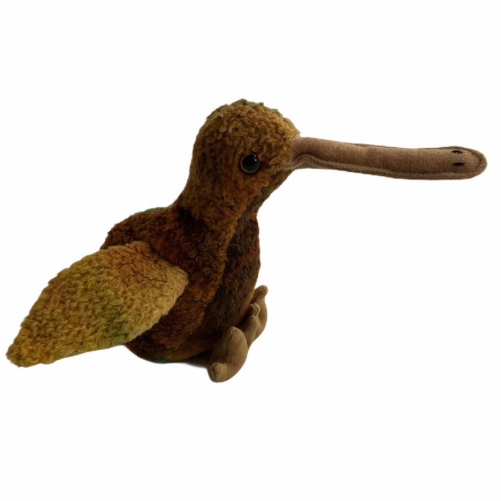 TY Beanie Baby Bird "Beak" 1998.  Small.  Brown